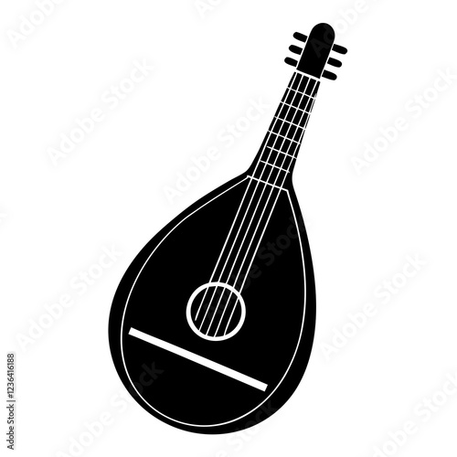 lute vector illustration