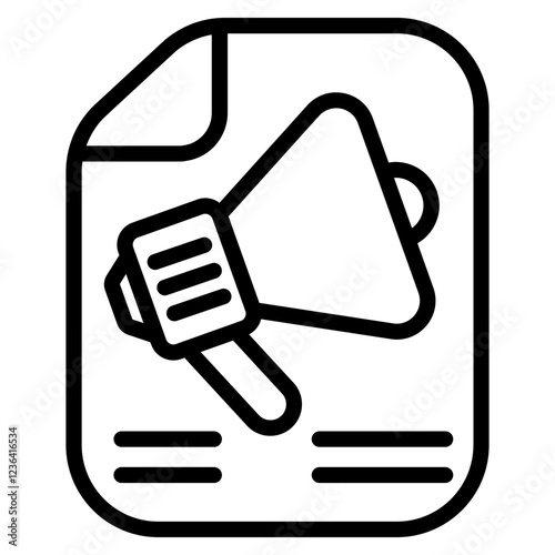 Content marketing Icon
