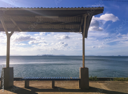 Scenic View from Shimonada Station, Ehime Prefecture photo