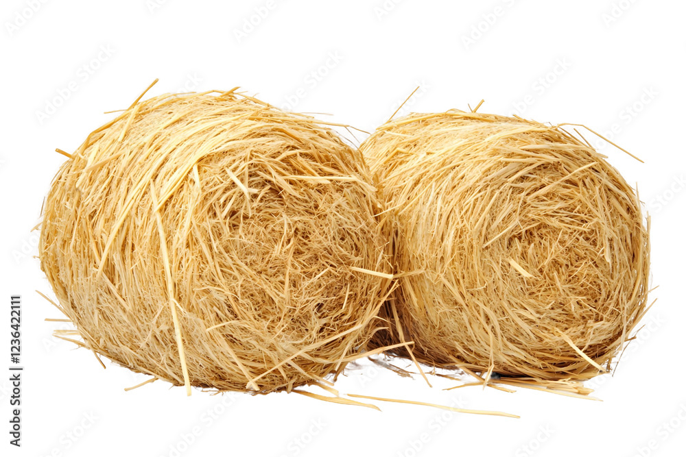 Golden Hay Bales, Stacked High, Rustic Texture, Transparent Background Golden Hay Bales, Stacked High, Rustic Texture, Transparent Background