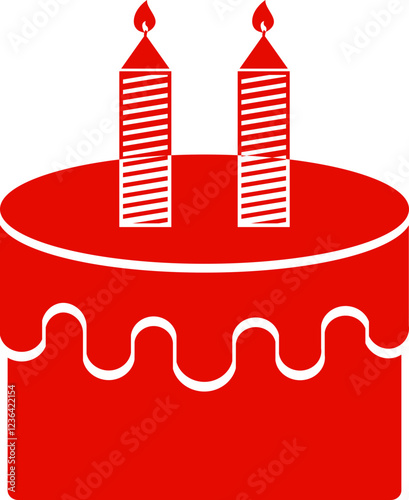 Cakes flat or line icon . Vector of different types of beautiful modern cakes such as chocolate cake, Napoleon cake, tiramisu , eclair and cheesecake. Isolated on transparent background.