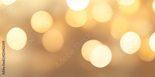 Warm bokeh lights on a soft blurred background