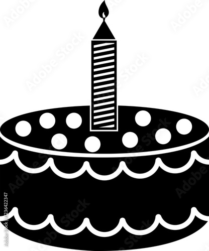 Cakes flat or line icon . Vector of different types of beautiful modern cakes such as chocolate cake, Napoleon cake, tiramisu , eclair and cheesecake. Isolated on transparent background.