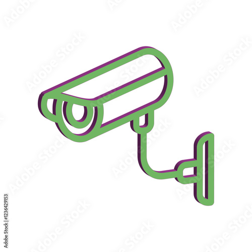 CCTV icon design template
