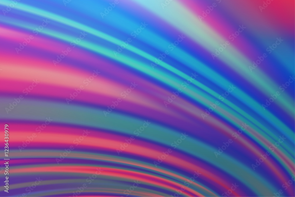 Obraz premium Abstract background with colorful wavy geometry shape