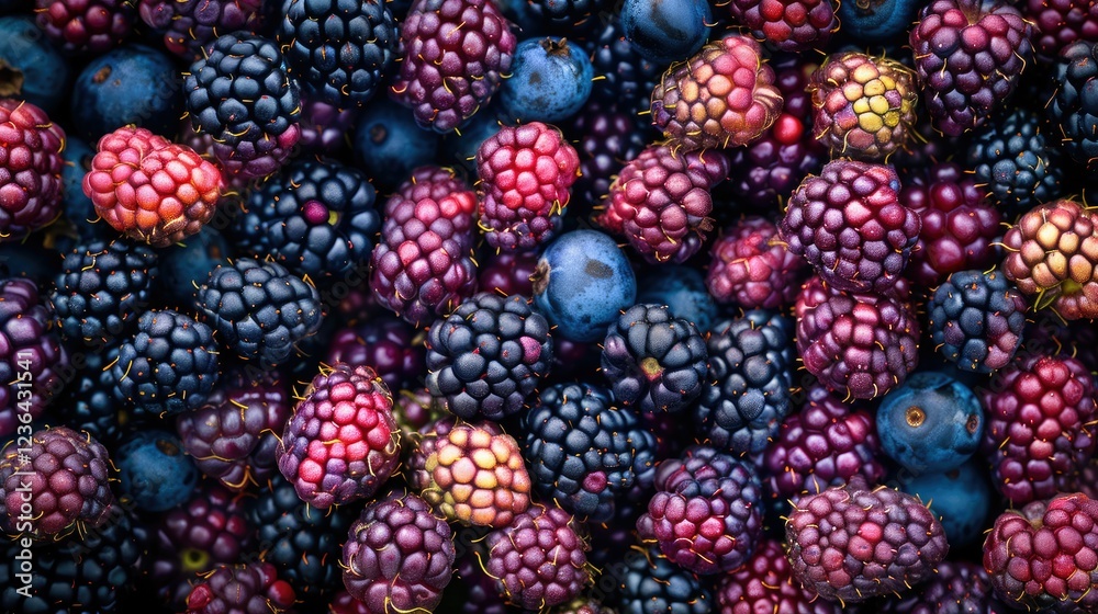 Fresh blackberries banner. Blackberry background --no text and people, human --chaos 10 --ar 16:9 Job ID: 6e35ece2-995e-4d0f-9dff-f5ce410684a2 Fresh blackberries banner. Blackberry background --no text and people, human --chaos 10 --ar 16:9 Job ID: 6e35ece2-995e-4d0f-9dff-f5ce410684a2