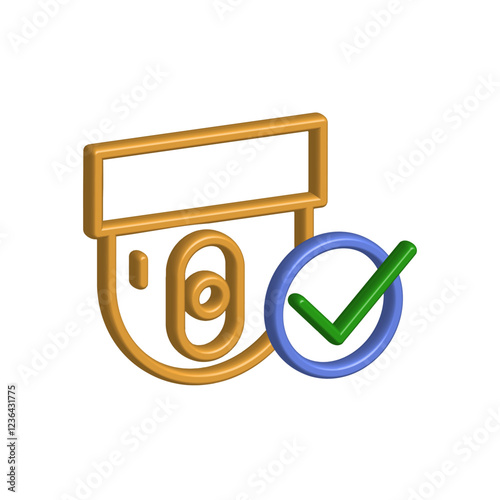 CCTV icon design template