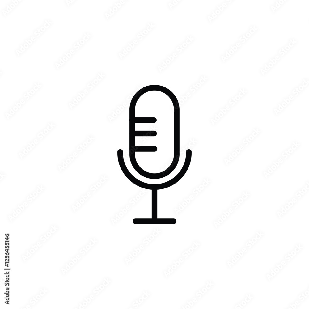microphone icon vector microphone icon vector