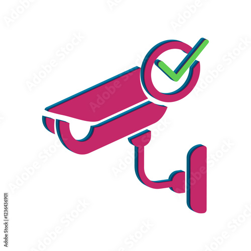 CCTV icon design template