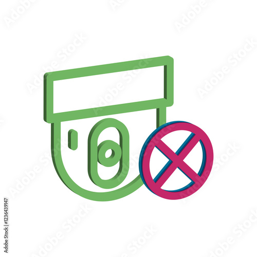 CCTV icon design template