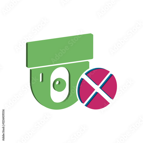 CCTV icon design template