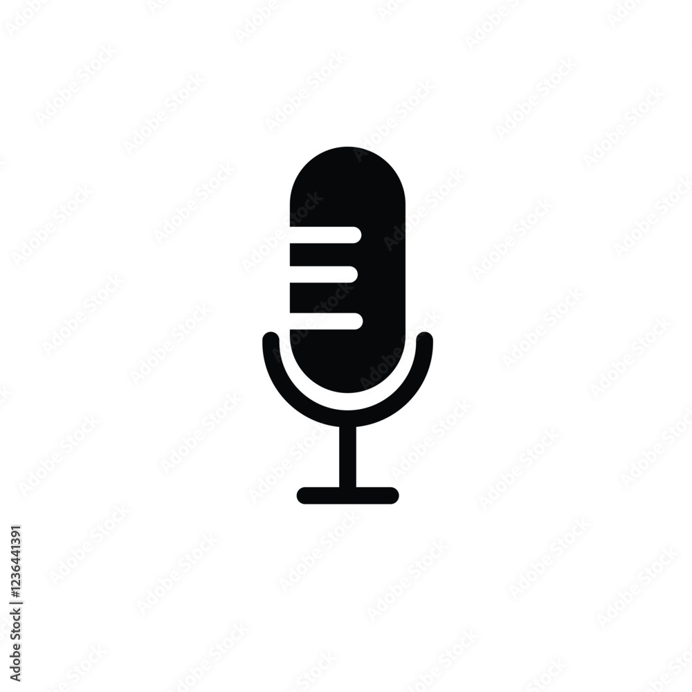 microphone icon vector microphone icon vector