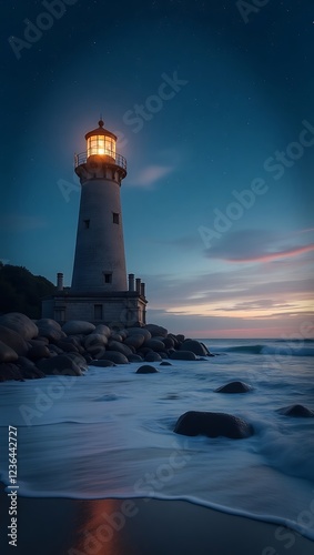 lighthouse on the coast
