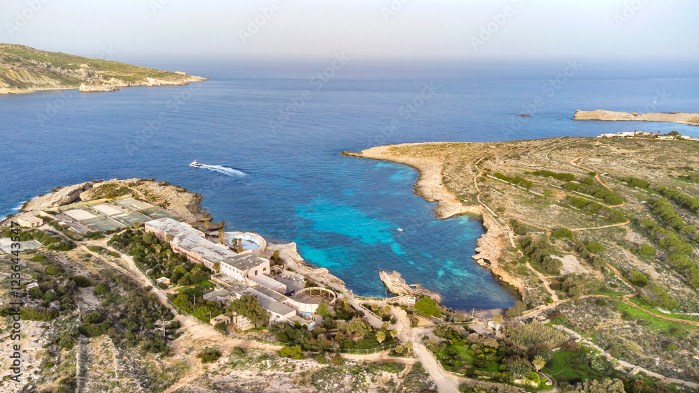 A view of Comino Island A view of Comino Island