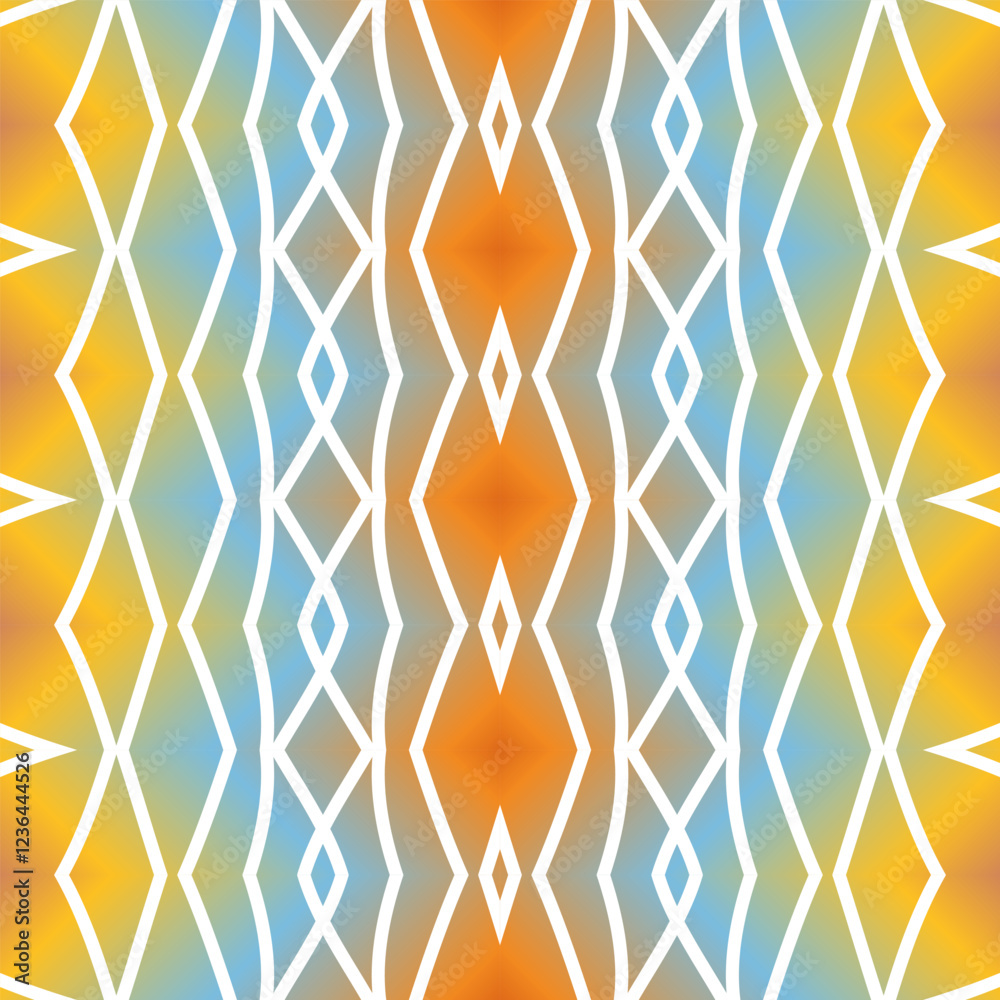 square pattern Traditional Indonesian batik for decorating tile designs, walls, floors and commercial textile products