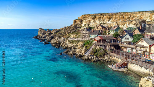 View of the Popey's Village on Malta Island photo