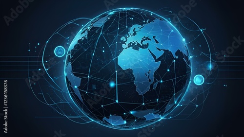 background with map