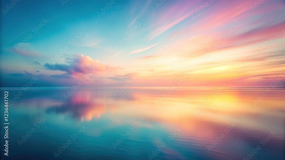 Fototapeta premium Abstract, subtly colored, smooth textures form a minimalist low-light photography wallpaper.
