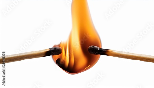 burning match stick