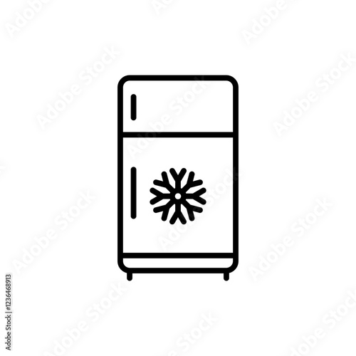 Fridge icon vector graphics