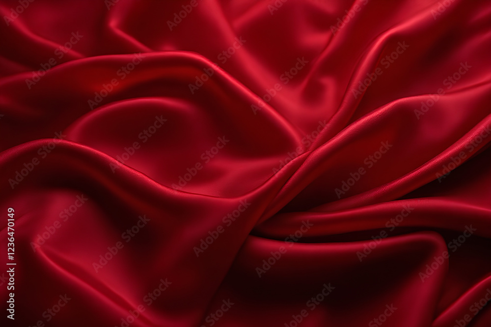 Luxurious Crimson Silk Drapery: A Deep Red Background Texture Luxurious Crimson Silk Drapery: A Deep Red Background Texture