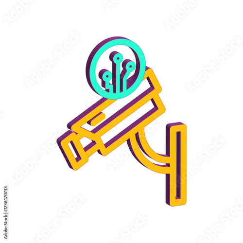 CCTV icon design template