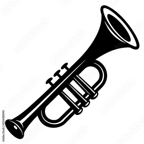 trumpet vector illustration