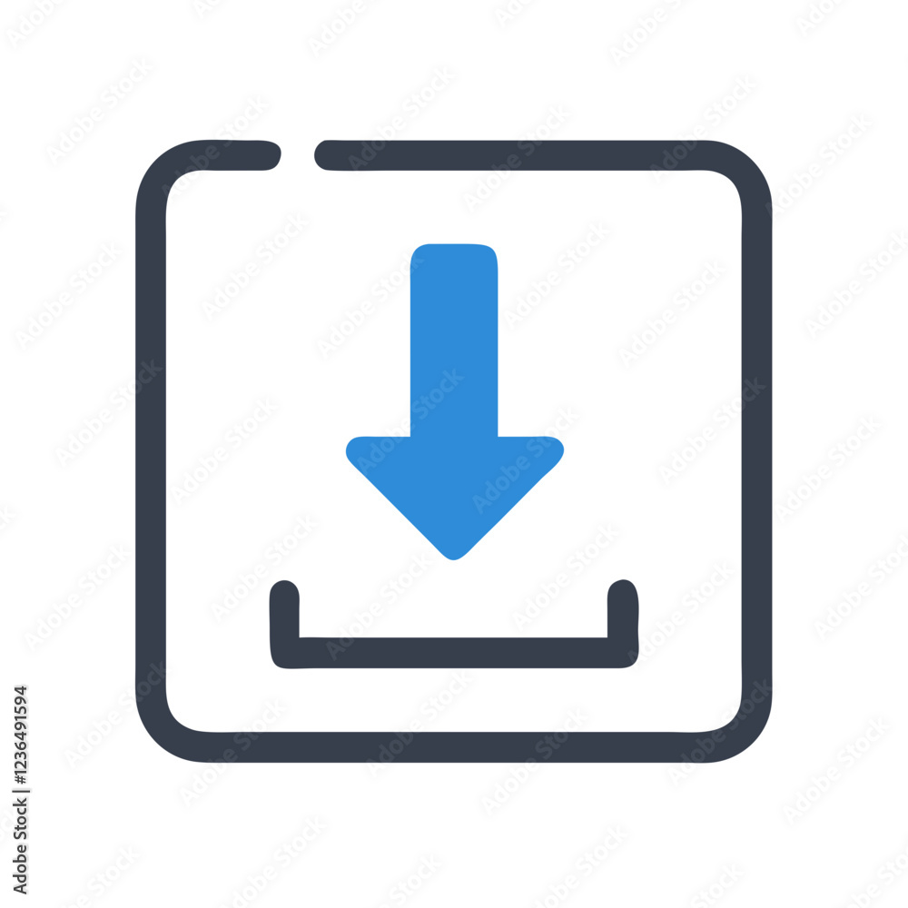 blue download icon blue download icon