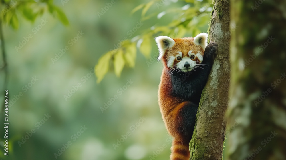 Obraz premium Red panda