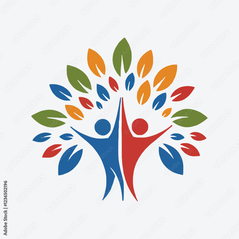 Fototapeta premium tree made of colorful butterflies