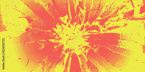 orange and yellow abstract texture vector background with dark spots, nets, lines and scratches