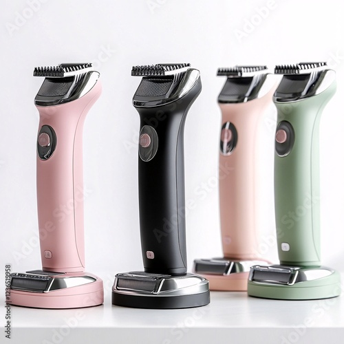 electric shaver isolated on white