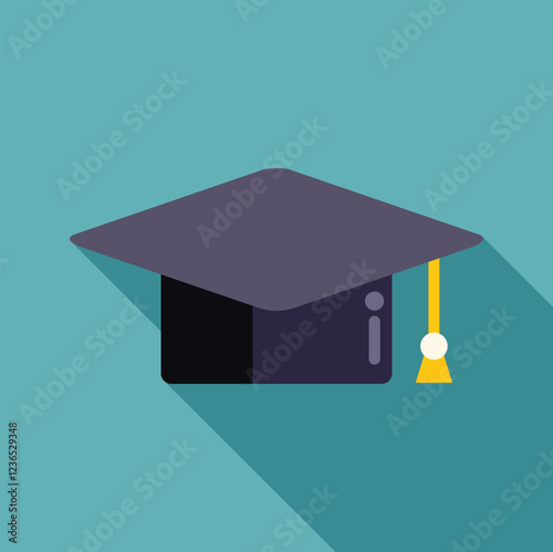 Graduation cap represents the culmination of education, hard work, and the transition to a new chapter in life
