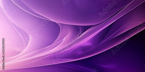  Purple pastel abstract panoramic waveshape wallpaper background photo