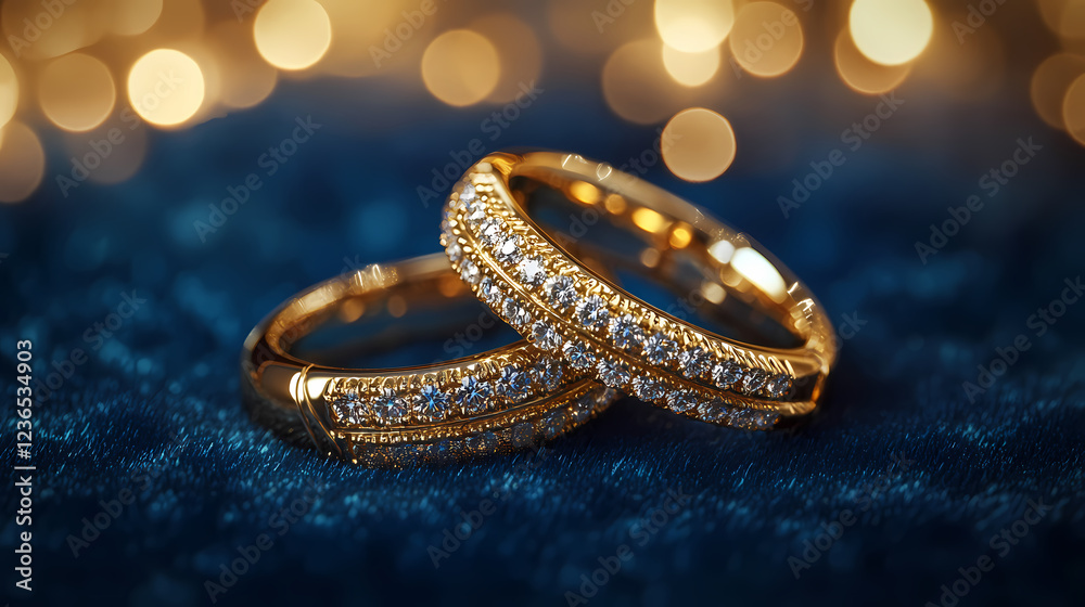 Romantic commitment of dazzling diamond rings Romantic commitment of dazzling diamond rings