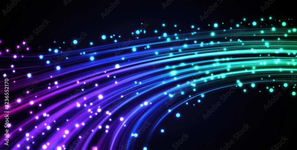 Abstract Colorful Light Trails Glowing Dynamic Energy Flowing Streaks Neon Background Abstract Colorful Light Trails Glowing Dynamic Energy Flowing Streaks Neon Background