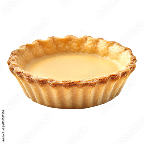 PNG Baked Tart Shell Against Transparent Background for Culinary, Baking, or Dessert Design Projects photo