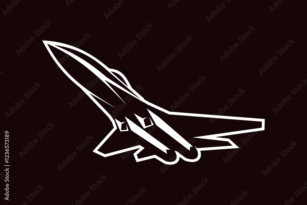 Soviet Union and Russian fighter jet icon vector illustration Soviet Union and Russian fighter jet icon vector illustration