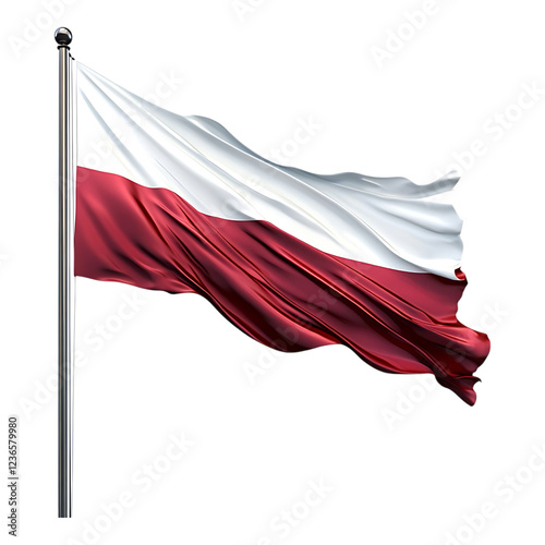 PNG Flag Against Transparent Background for National, Event, or Promotional Design Projects photo