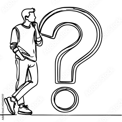 thinking person