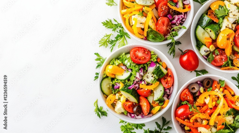 Fresh vegetable salad preparation kitchen food photography bright aesthetic healthy eating Fresh vegetable salad preparation kitchen food photography bright aesthetic healthy eating
