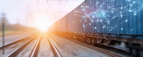 High-Speed Train Motion with Digital Connectivity Effect