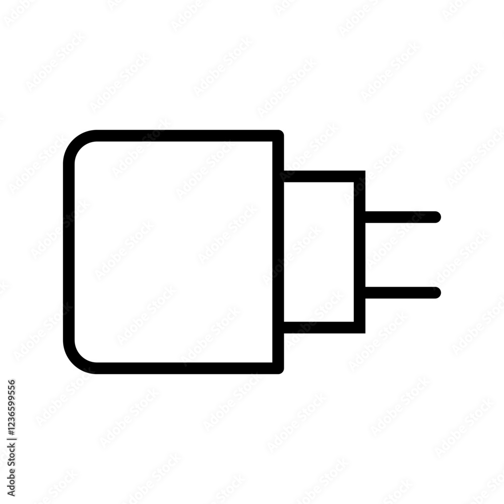 Phone Charger icon. Charger icon. design charger head. Smartphone USB Charger Adapter. Phone Charger icon. Charger icon. design charger head. Smartphone USB Charger Adapter.
