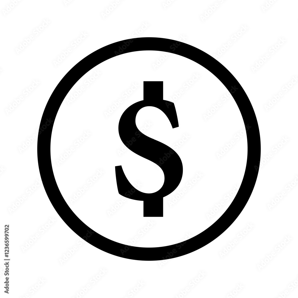 flat glyph black dollar icon. Logo element illustration. dollar design. flat glyph black dollar icon. Logo element illustration. dollar design.