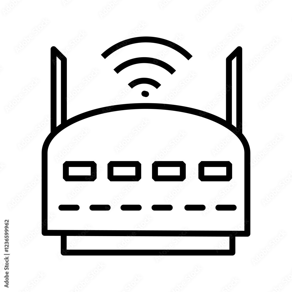 Router Icon In Trendy Design Vector Epsator Artwork Router Icon In Trendy Design Vector Epsator Artwork