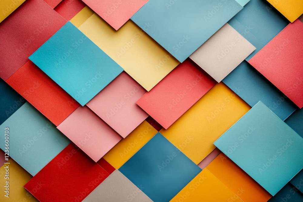 Colorful Geometric Abstract Square Pattern Background Texture Colorful Geometric Abstract Square Pattern Background Texture