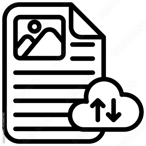 Pdf Outline Icon