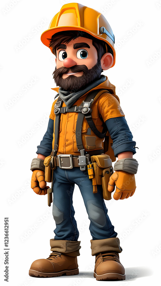 Miner chibi character Miner chibi character