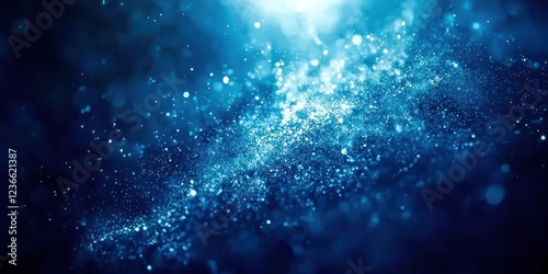 Blue sky with a lot of stars