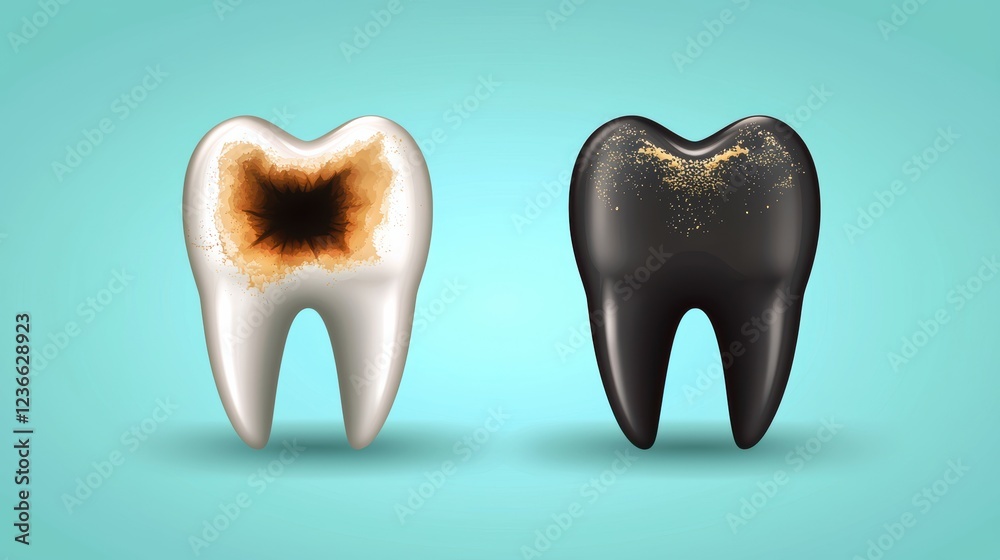 Cavity prevention strategies dental clinic infographic clean environment close-up view oral health awareness Cavity prevention strategies dental clinic infographic clean environment close-up view oral health awareness